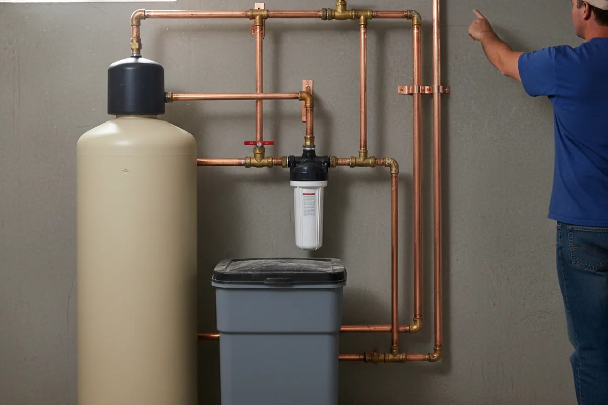 Whole-house water treatment system installed in Willow Street